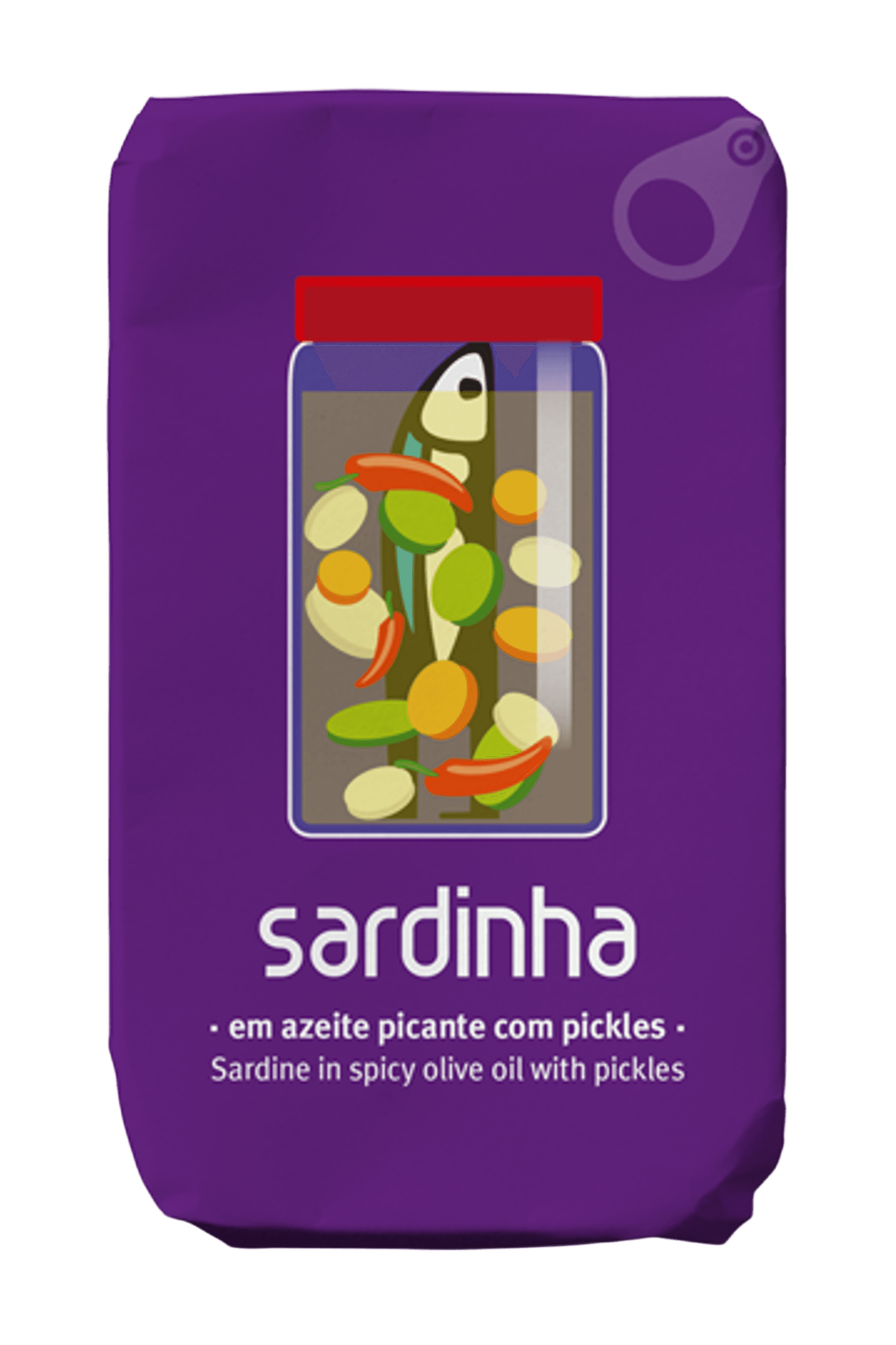 Sardine in spicy olive oil and pickles