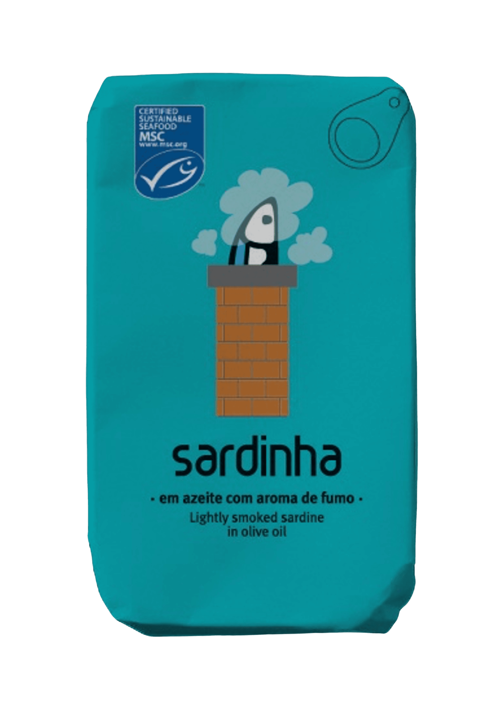 Lightly smoked MSC sardine