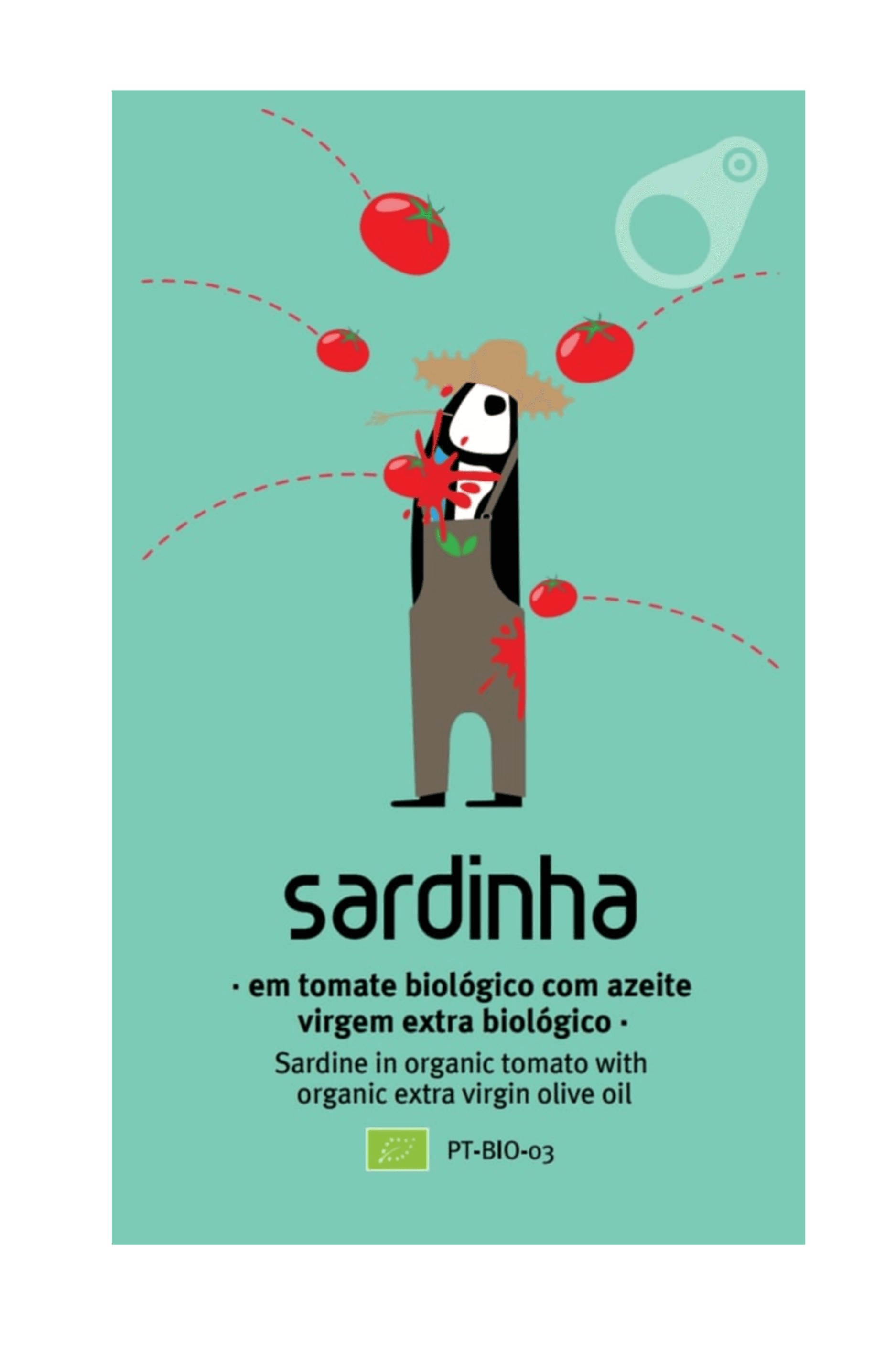Sardine in organic olive oil and organic tomato