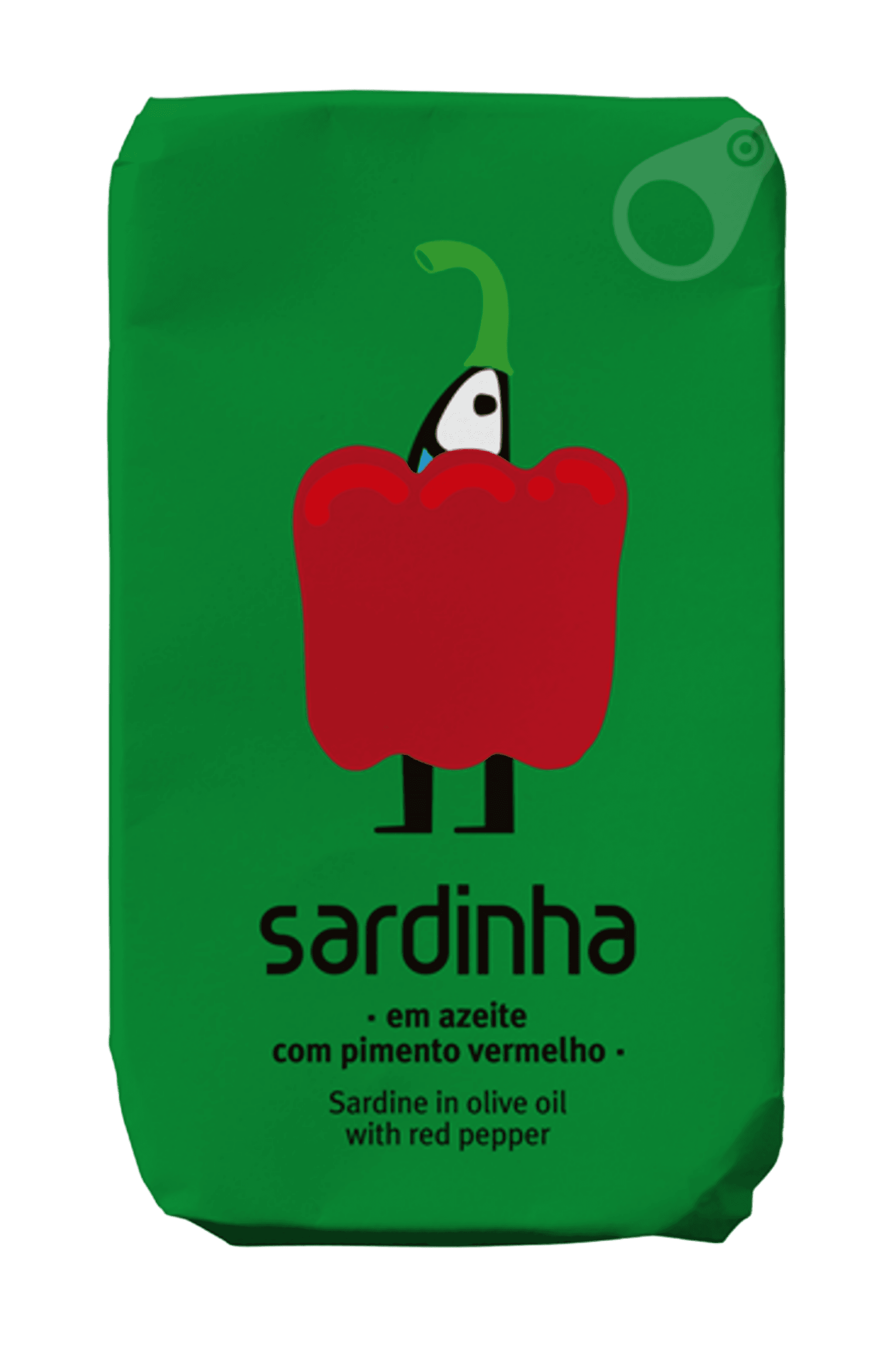 Sardine in organic olive oil with organic red pepper